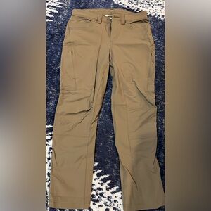 Duluth Trading Co Women's Tan Straight Leg Pants